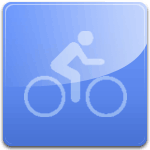 in bicicletta